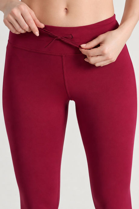 Zelocity Quick Dry Gym Leggings - Beet Red — image 6